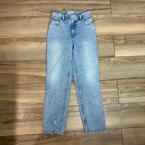 Abercrombie & Fitch The 90’s straight ultra high rise curve love jean
